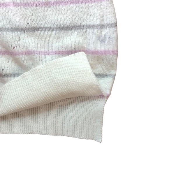 Brora Lightweight Cream Knit Linen/Cotton Top US 8-10 / UK 12-14 - Picture 6 of 10